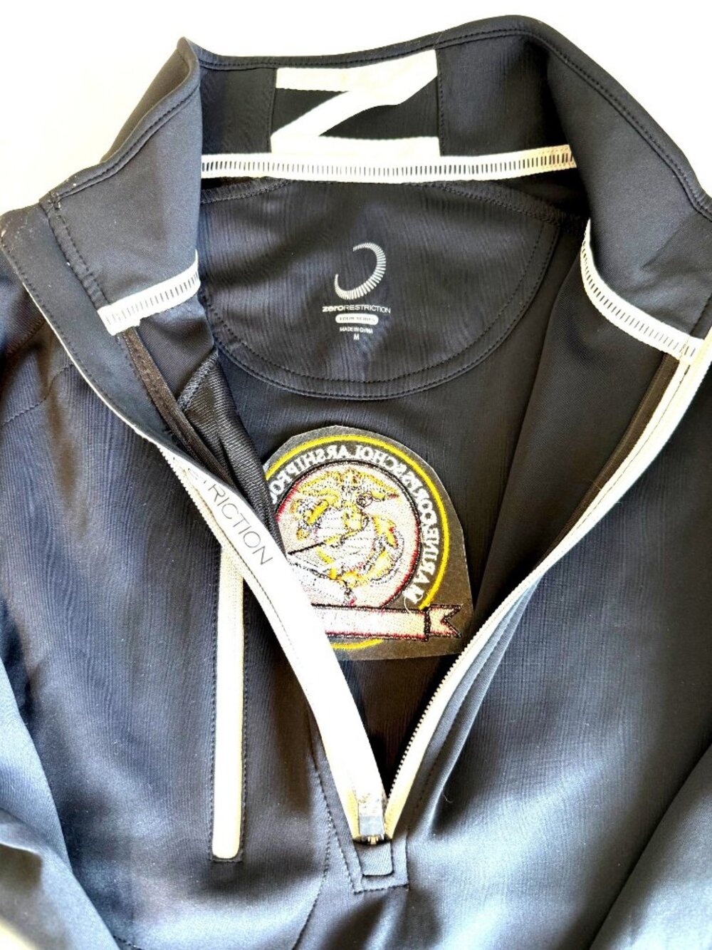 Zero Restriction Light Jacket Black Medium Waterproof Marine Corps Scholarship F